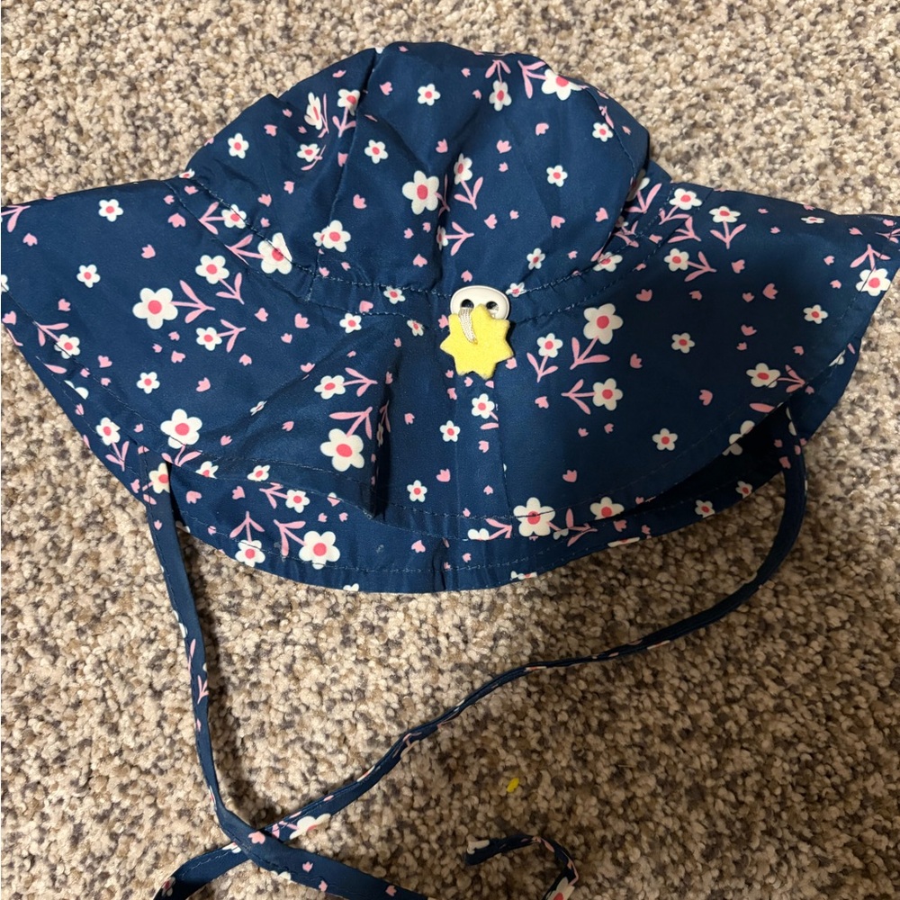 i play. Navy Floral Kids Hat